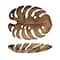 Hello Honey® 6.5" Antique Monstera Leaf Tabletop Accent